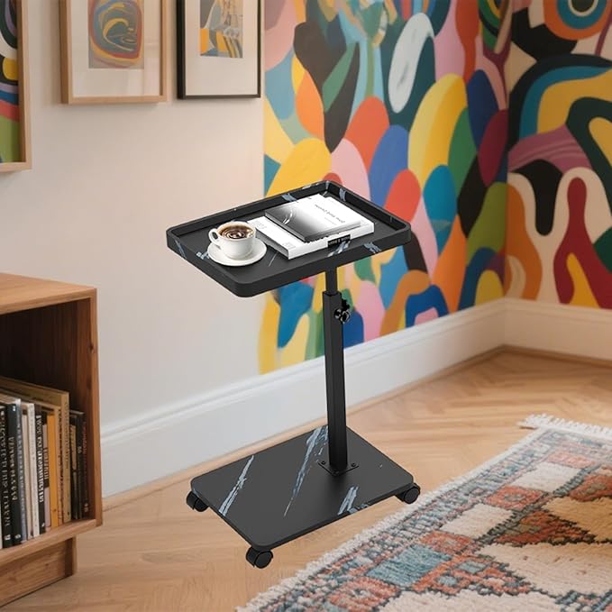 Simcat C Table End Table Adjustable Height, C Shaped Side Table - Image 2