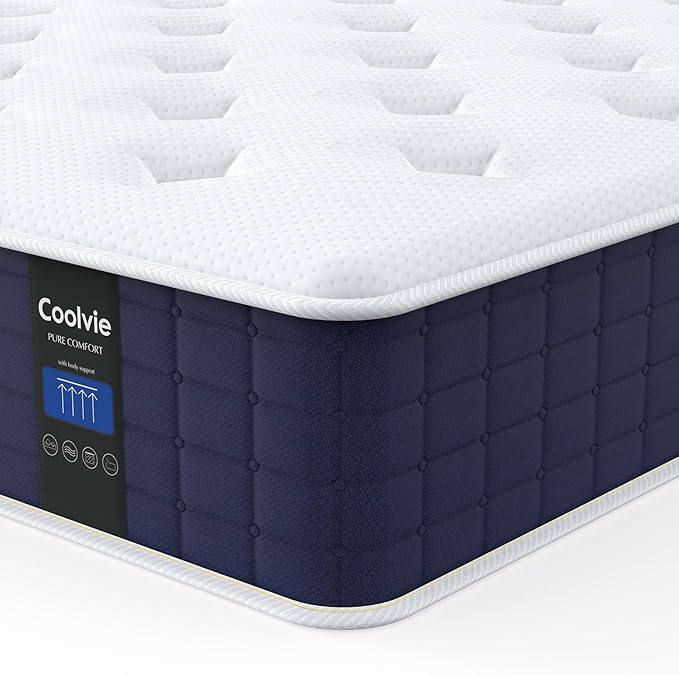 Coolvie Twin Mattress, 10 Inch Twin Size Hybrid Mattress, Individual Pocket by COOLVIE