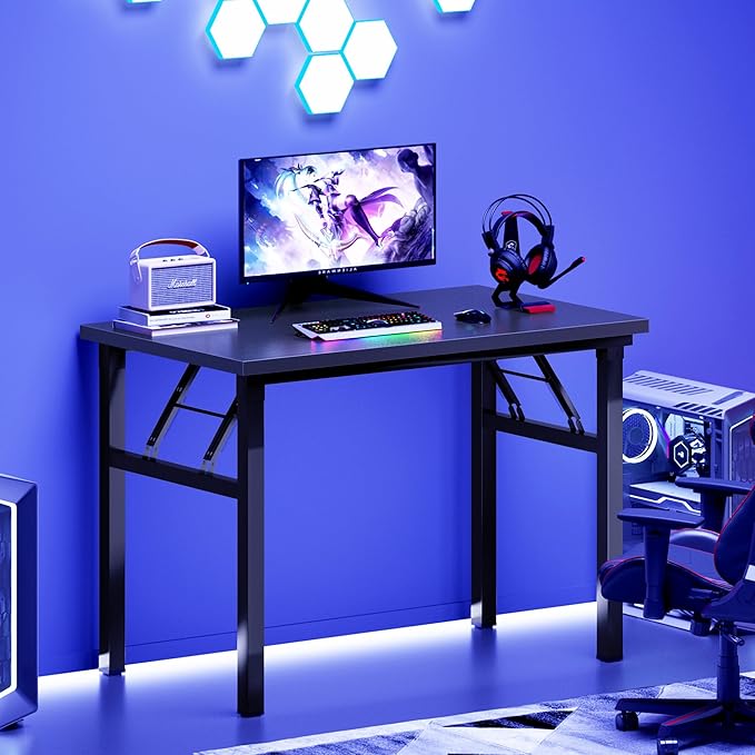 SDHYL 31.5inchesNo Assembly Foldable Computer Desk - Image 8