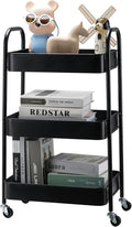 SETTFRFE 3 Tier Rolling Cart Metal, File and Art Cart by SETTFRFE
