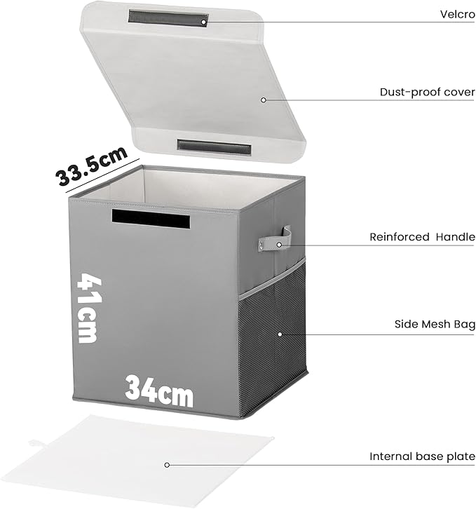 40L Large Toy Storage Box with Lid, Large Toy Box Chest - Image 3
