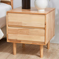 CozyDH Natural Wood Nightstand by CozyDHDuvetCover