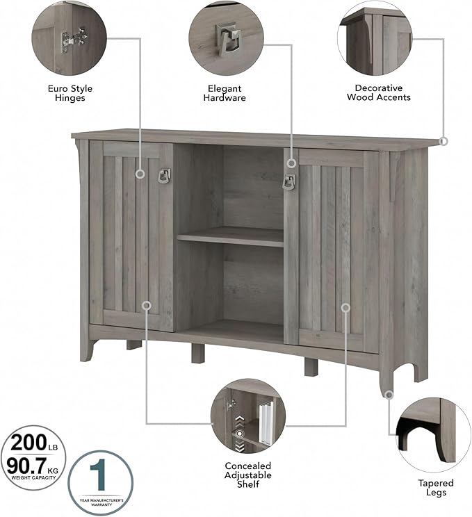 Bush Furniture Salinas Accent Storage Cabinet - Image 6
