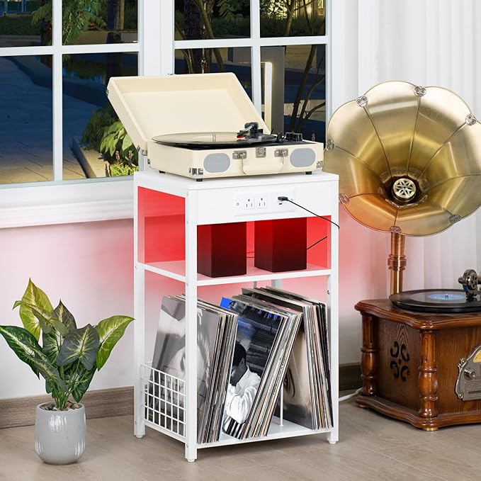 LELELINKY White Night Stand - Image 2