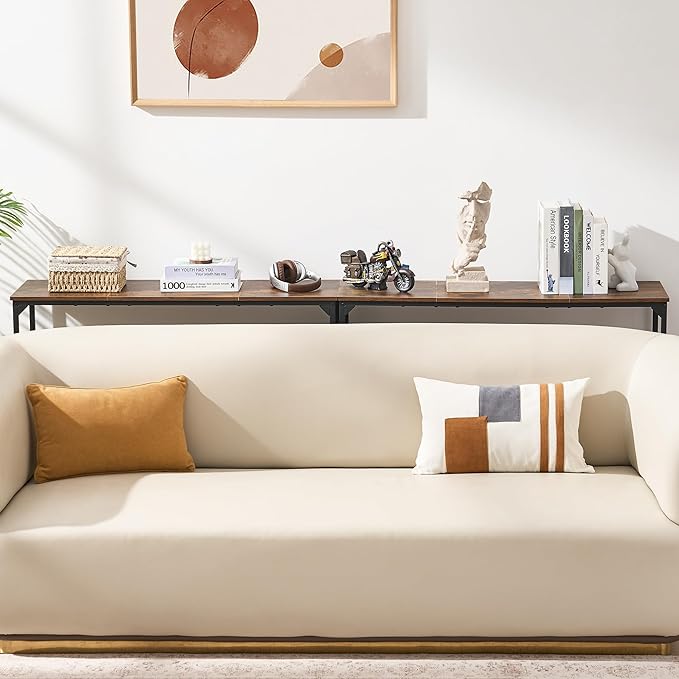 Console Table, Narrow Entryway Table, Thin Sofa Table, Behind Couch Table - Image 5