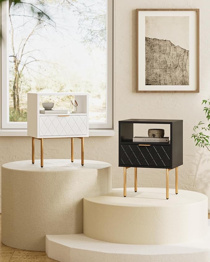 Nightstand, Morden Bedside Table - Image 7