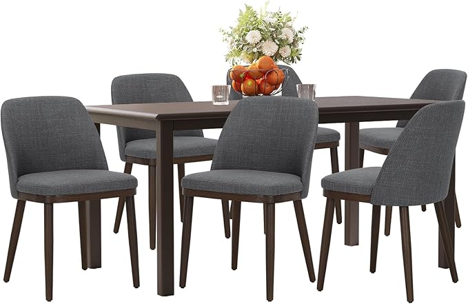 COLAMY 60 Inch Rectangular Kitchen Dining Table by COLAMYINC