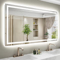 60x38 Inch LED Bathroom Mirror by YEELAIT