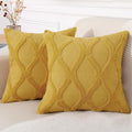 decorUhome Fall Throw Pillow Covers 26x26 Inch Set of 2, Soft Plush Faux Fur by decorUhome