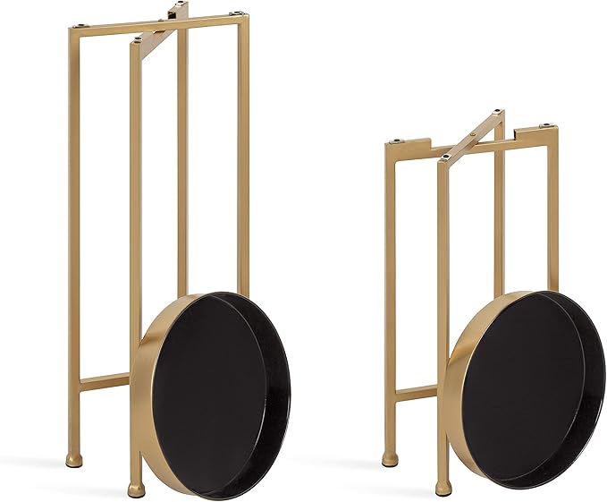 Kate and Laurel Celia Side Tables, Decorative Modern Glam End Table - Image 5