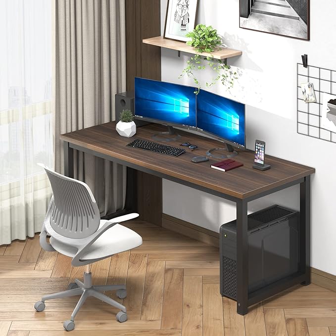 NSdirect Large Office Desk for Home Office, Large 63” Computer Desk Table - Image 3
