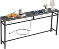 VECELO 55In Extra Long Narrow Sofa/Console Table by VECELO