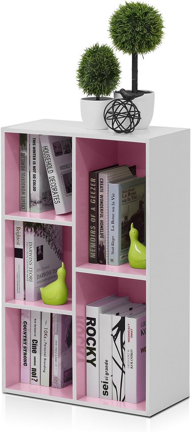 Furinno 5-Cube Reversible Open Shelf by Furinno-FitsYourSpaceFitsYourBudget