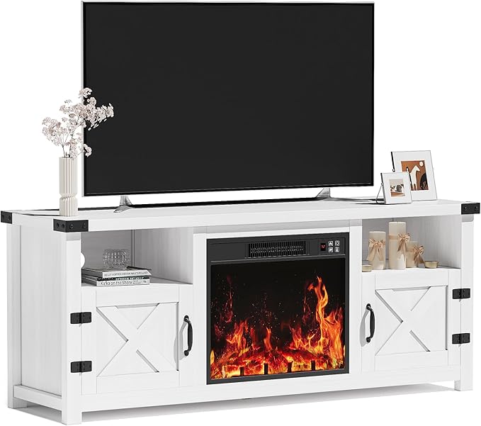 YESHOMY Fireplace TV Stand - Image 8