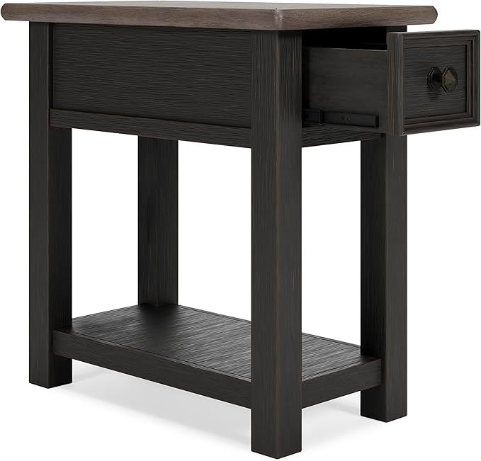 Signature Design by Ashley Tyler Creek Chair Side End Table, Light Brown & - Image 8