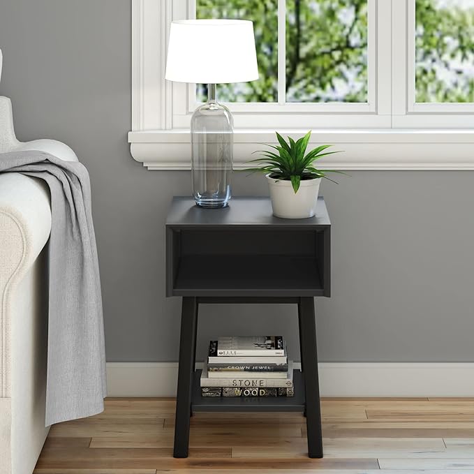 Plank+Beam Wooden Side Table - Image 3