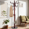 73 in Wood Coat Rack, Coat Rack Freestanding by VEGNIC