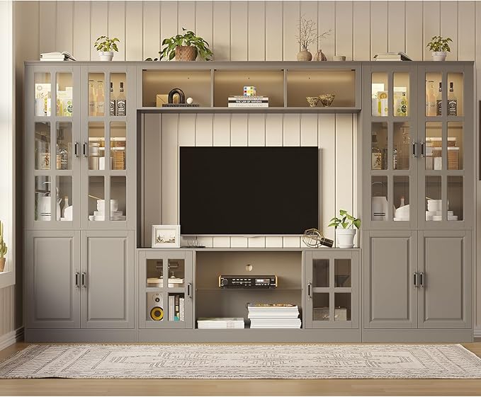 4-Piece Wall Unit TV Stand - Image 7
