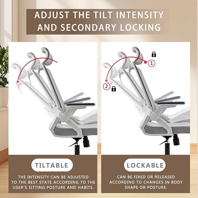 Ergonomic Swivel Task Chair High Back Home Desk Chair Computer Office Chair - Image 7