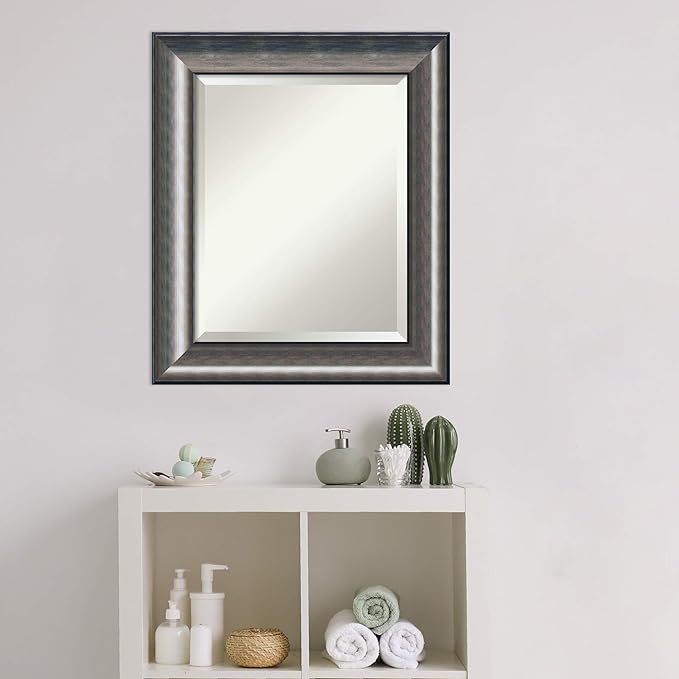 Amanti Art Silver Bathroom Mirror - Image 6