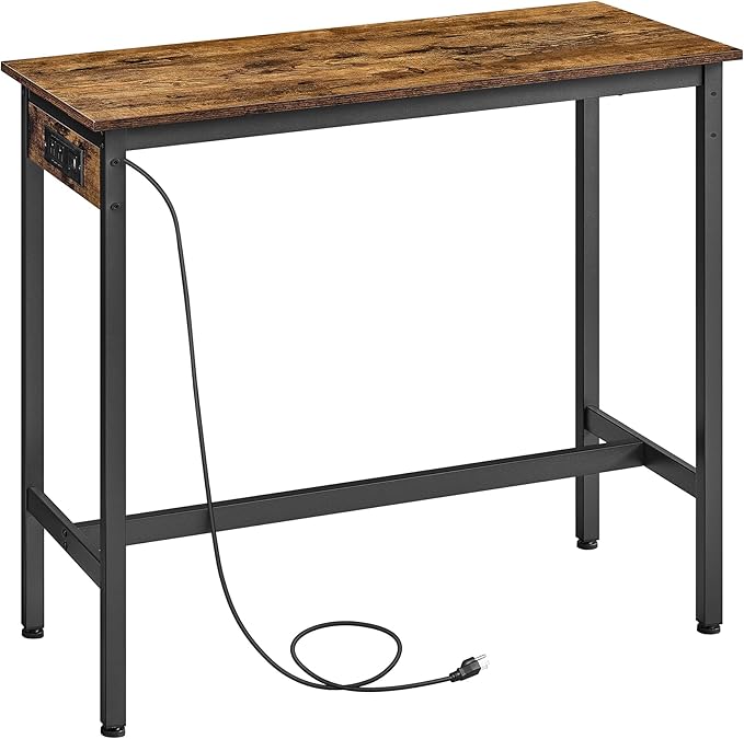 VASAGLE Bar Table, Narrow Long Kitchen Dining Table - Image 8