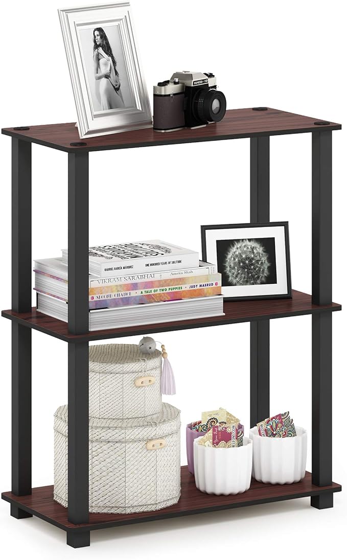 Furinno Turn-S-Tube 3-Tier Compact Multipurpose Shelf Display Rack by Furinno-FitsYourSpaceFitsYourBudget