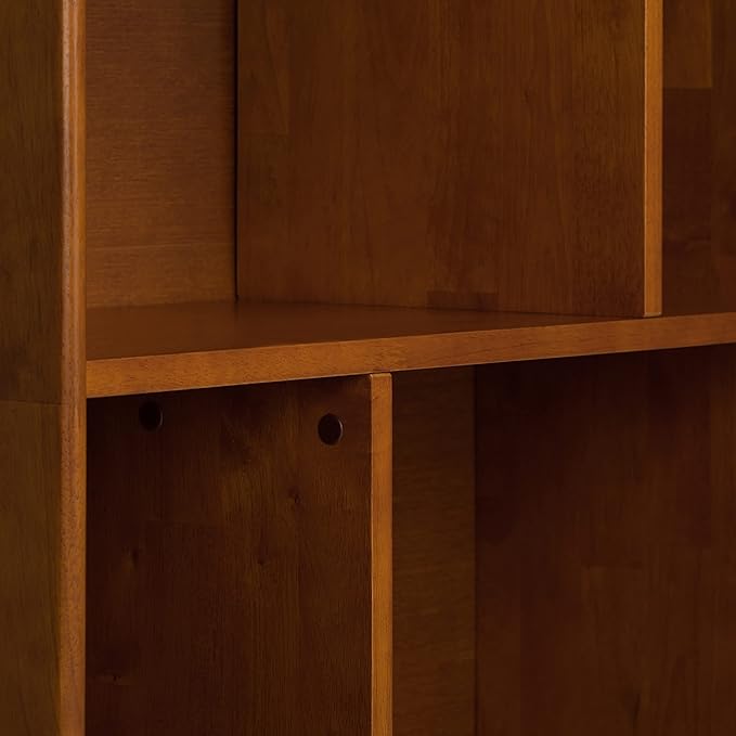 SIMPLIHOME Draper 35 inch Mid-Century Modern 6 Cubbie Bookcase - Image 7