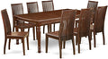 East West Furniture DOIP9-MAH-W 9 Piece Dining Room Furniture Set Includes a by EastWestFurniture