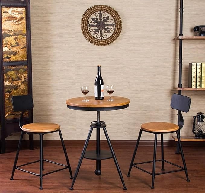 Dia 19.7" Round Pub Table Height Adjustable - Image 8