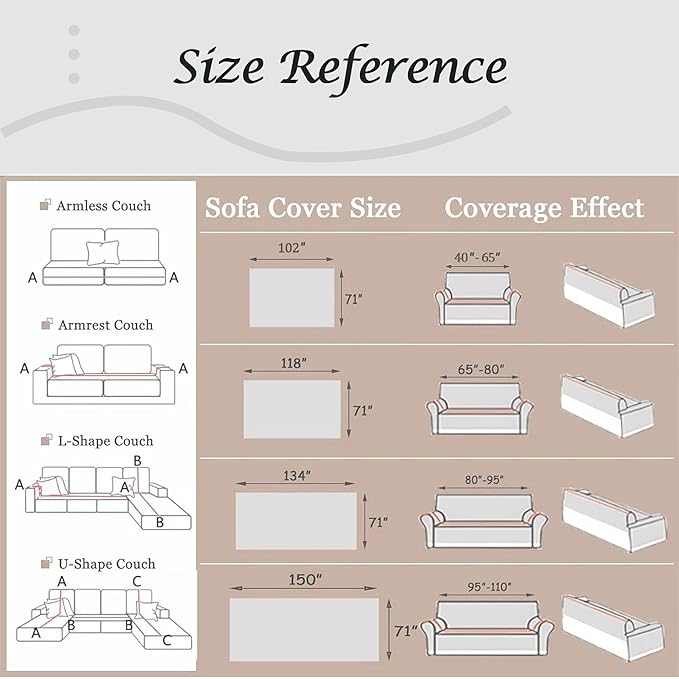 Couch Cover for Dogs Washable Sofa Cover, Sectional Couch Covers, Sofa Covers - Image 8