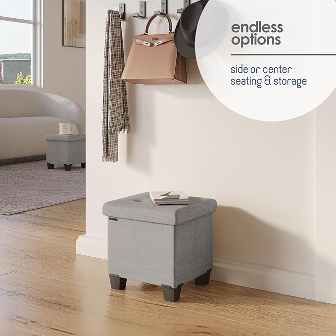 STORAGEBUD Storage Ottoman Cube - Image 6