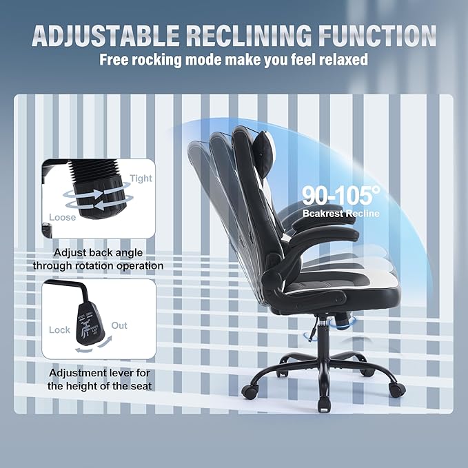 OLIXIS Computer Gaming Desk Chair - Image 6