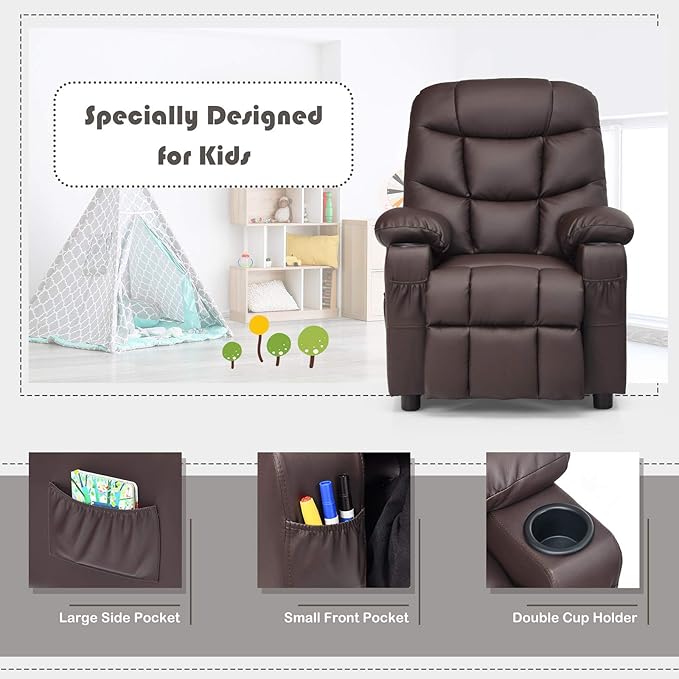 Costzon Kids Recliner Chair - Image 7