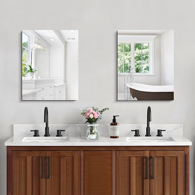 Frameless Mirror, 16x20 Inch Bathroom Mirrors - Image 7