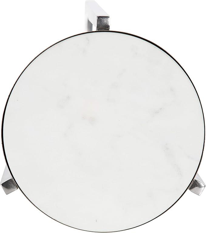 Kate and Laurel Aguilar Glam Round Drink Table, Small Accent Table - Image 6