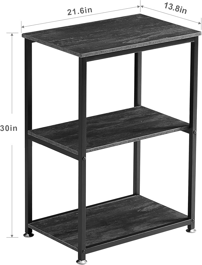 VECELO Tall End Side Table - Image 3