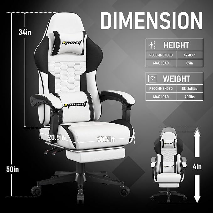 Gaming Chair, Computer Chairs for Adults - Image 3