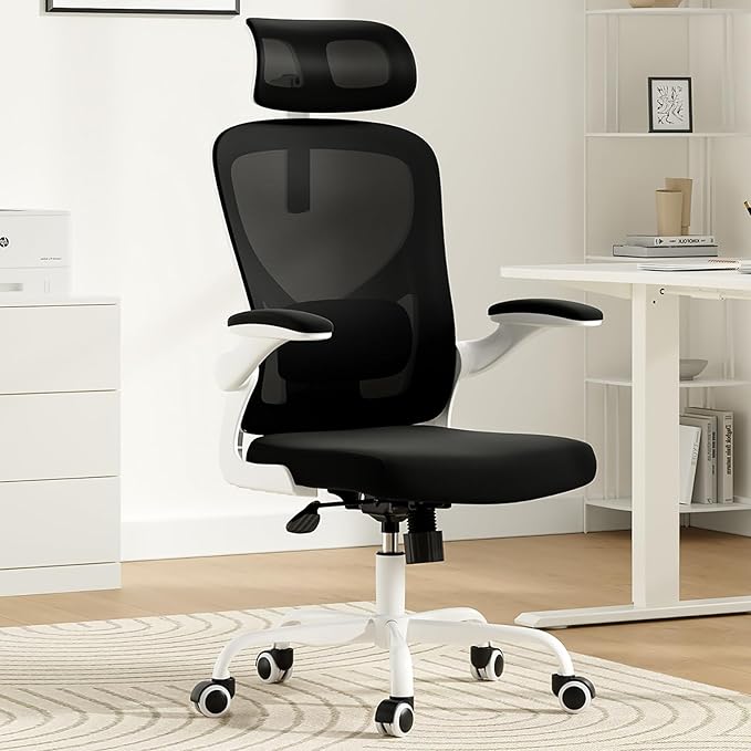 Ergonomic Office Chair, Comfy Home Office Chair High Back Computer Chair - Image 7
