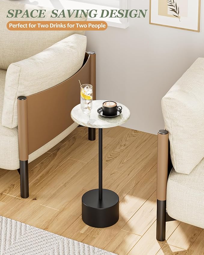 Drink Table Pedestal, Round Side Table, Drink Tables - Image 3