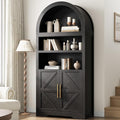 Arched Bookshelf Bookcase China Pantry Storage Cabinet by JOCOEVOL