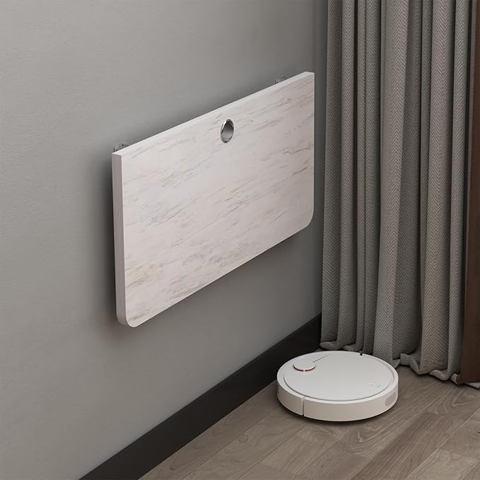 Pmnianhua Wall Mounted Desk, Drop Down Table, Folding Table, Fold Down Wall Desk - Image 4