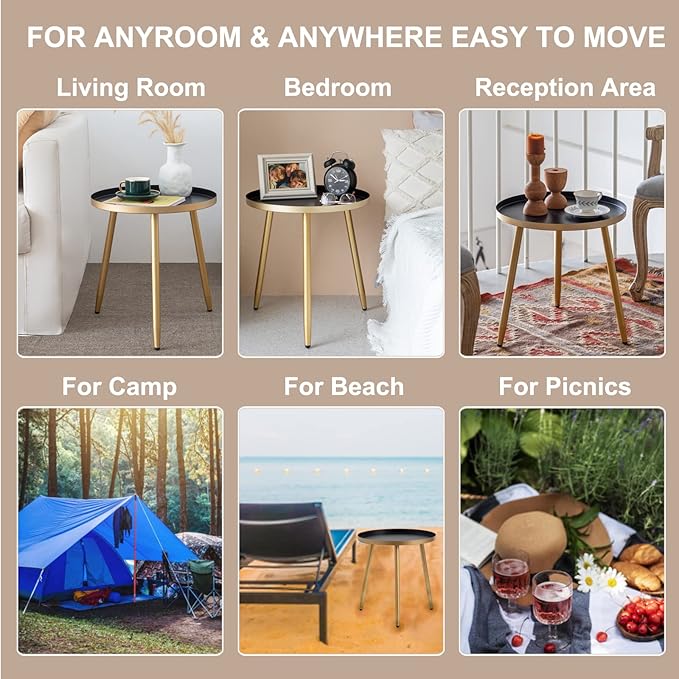 AOJEZOR Side Table: End Table for Any Room - Image 4