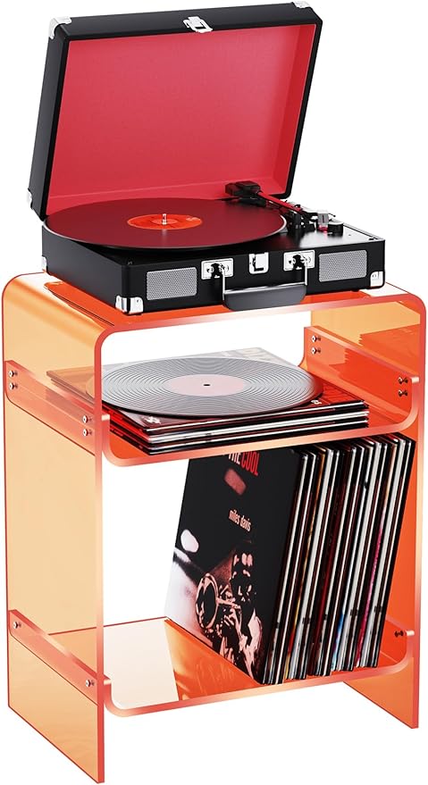 Acrylic Record Player Table by AcrylicTableFurniture