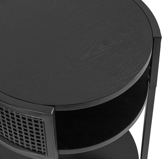 Kate and Laurel Urso Modern Tiered Round Side Table, Transitional Two-Tier - Image 6