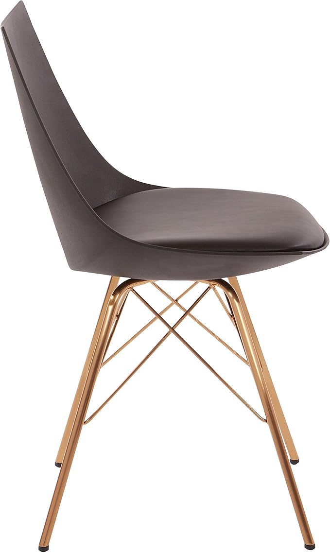 OSP Home Furnishings Oakley Mid-Century Modern Bucket Dining Chair - Image 5