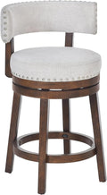 COLAMY Swivel Bar Stool, Modern Swivel Barstool by COLAMYINC