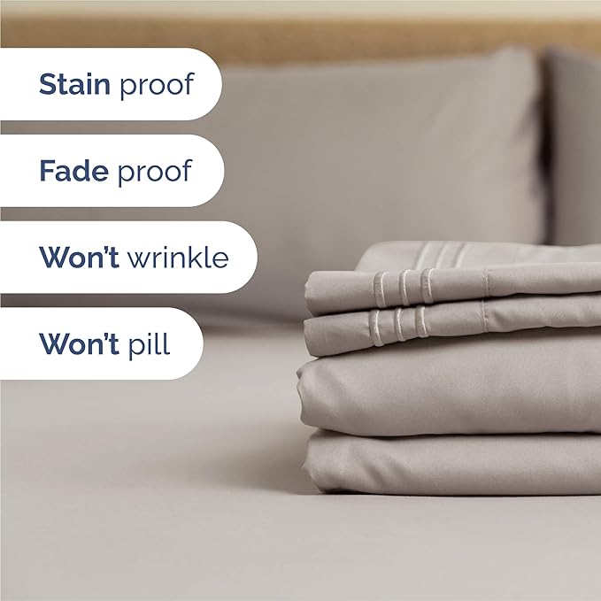 Split King Size 5 Piece Sheet Set - Image 5