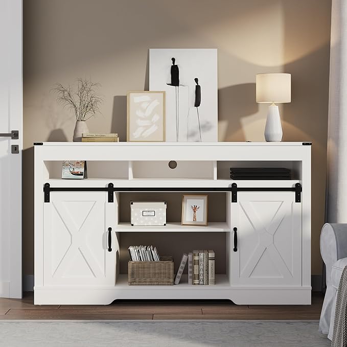 RoyalCraft Farmhouse TV Stand for 23" Fireplace - Image 7