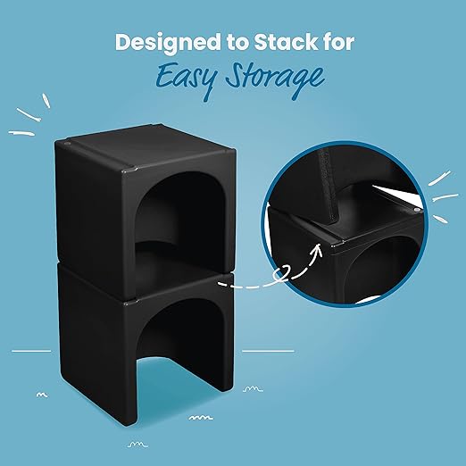 ECR4Kids Tri-Me Table and Cube Chair Set - Image 6
