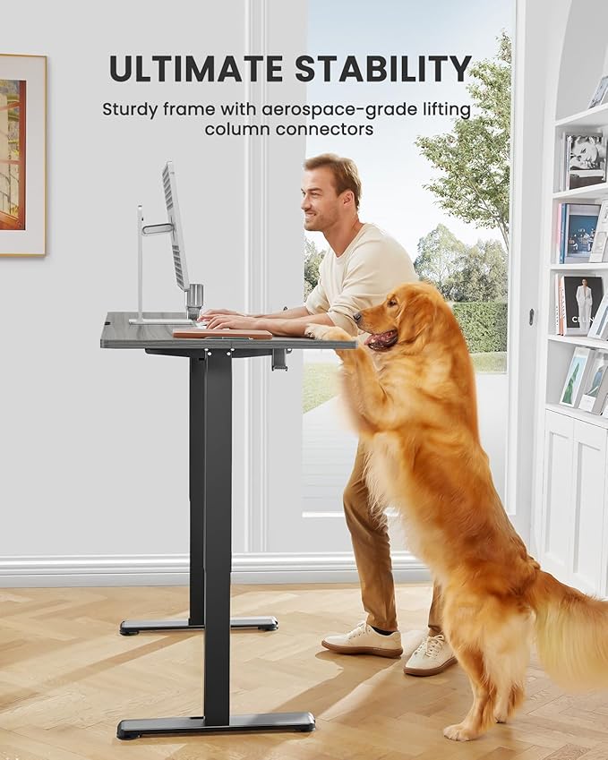 ErGear Small Height Adjustable Electric Standing Desk, 40 x 24 Inches Sit Stand - Image 4
